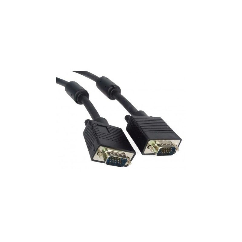 Cablu VGA, cu ferite, tata - tata, dubluecranat, 30m, PremiumCord