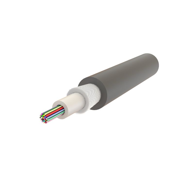 Cablu fibra optica 12 fibre, SM OS2, 1200N, PE, in gel, protectie UV, apa, rozatoare, int/ext - SAMM