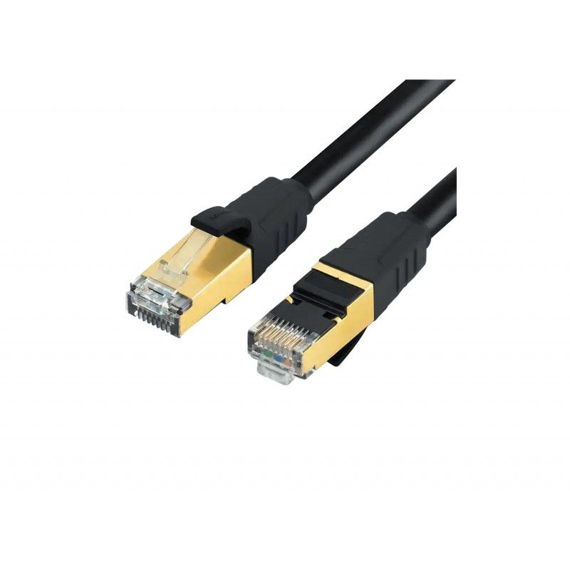 Patchcord SFTP RJ45-RJ45 Cat.7, LSZH, 3m, negru - EMTEX