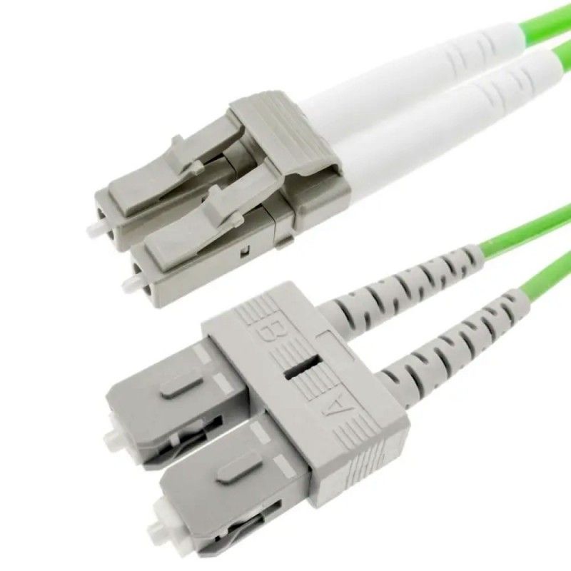 Patchcord FO SC/PC-LC/PC, MM OM5 50/125, manta LSZH 3.0mm, duplex 15m - EMTEX