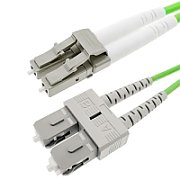 Patchcord FO SC/PC-LC/PC, MM OM5 50/125, manta LSZH 3.0mm, duplex 15m - EMTEX