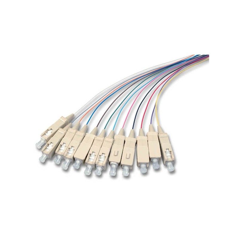 Pigtail SC/PC MM 50/125, 0.9mm LSZH cable, 1.5m, OM5 - EMTEX