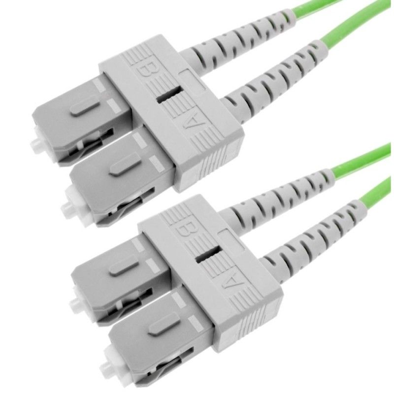 Patchcord FO SC/PC-SC/PC, MM OM5 50/125, manta LSZH 3.0mm, duplex 2m - EMTEX