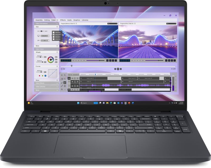 Laptop Dell Pro Max 16 MC16250, 16 inch 1920 x 1200, Intel 265H (16 C / 16 T, 2.3 GHz - 5.3 GHz), 64 GB DDR5, 1 TB SSD, Nvidia RTX PRO 1000, Windows 11 Pro