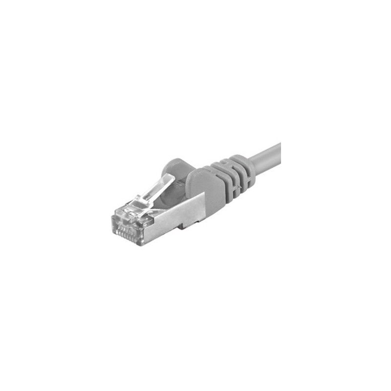 Patchcord SFTP RJ45-RJ45 Cat.5e, 10m, gri