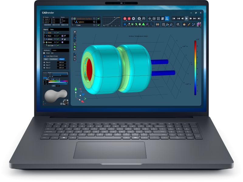 Laptop Dell Pro Max 18 Plus MB18250, 18 inch 2560 x 1600, Intel 285HX (24 C / 24 T, 2.1 GHz - 5.5 GHz, 40 MB cache), 64 GB DDR5, 1 TB SSD, Nvidia RTX Pro 3000, Windows 11 Pro