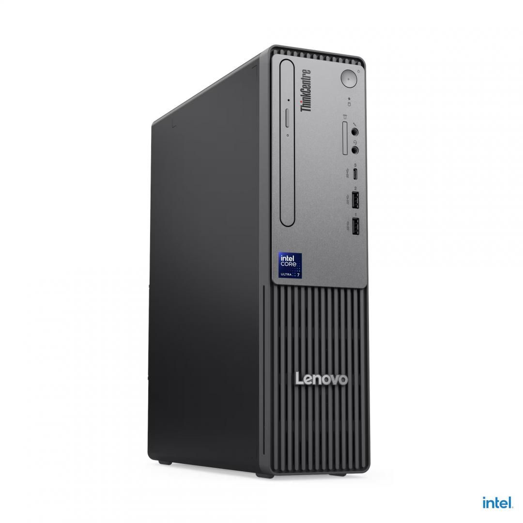 Desktop PC Lenovo ThinkCentre neo 50s Gen 6 SFF, Intel Core Ultra 7 - 265 (20 C / 20 T, 1.8 GHz - 5.3 GHz), 16 GB RAM, 512 GB SSD, Fara unitate optica, Intel Graphics, 260 W, Fara sistem de operare